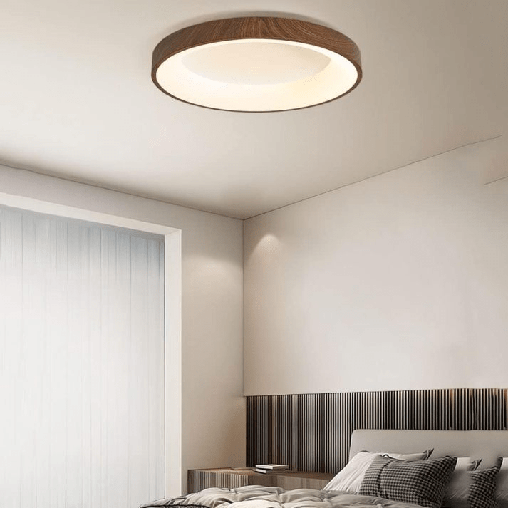 Natuurlijke Houten Plafondlamp - Stralend thuis Amsterdam