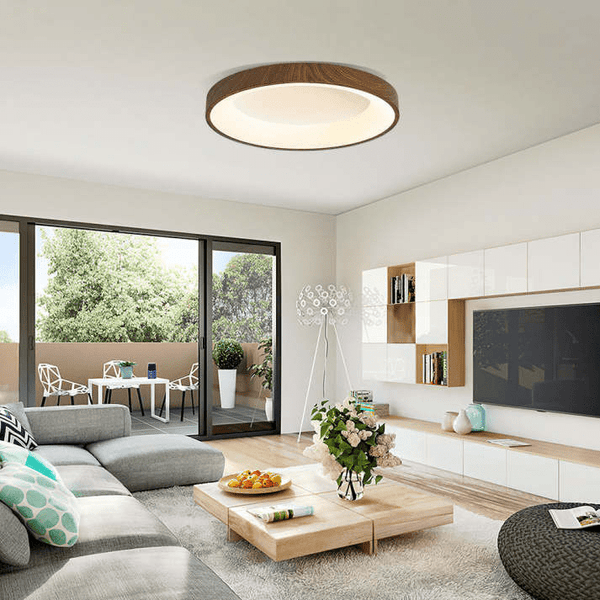 Natuurlijke Houten Plafondlamp - Stralend thuis Amsterdam