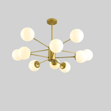 NobleLuminance - Glazen bolkroonluchter - Stralend thuis Amsterdam