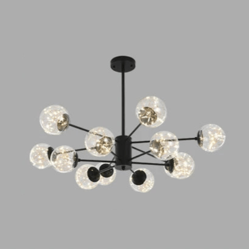 NobleLuminance - Glazen bolkroonluchter - Stralend thuis Amsterdam