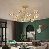 NobleLuminance - Glazen bolkroonluchter - Stralend thuis Amsterdam