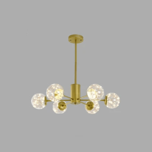 NobleLuminance - Glazen bolkroonluchter - Stralend thuis Amsterdam