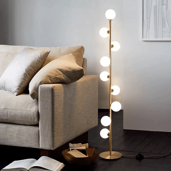 Noorse glazen vloerlamp - Stralend thuis Amsterdam