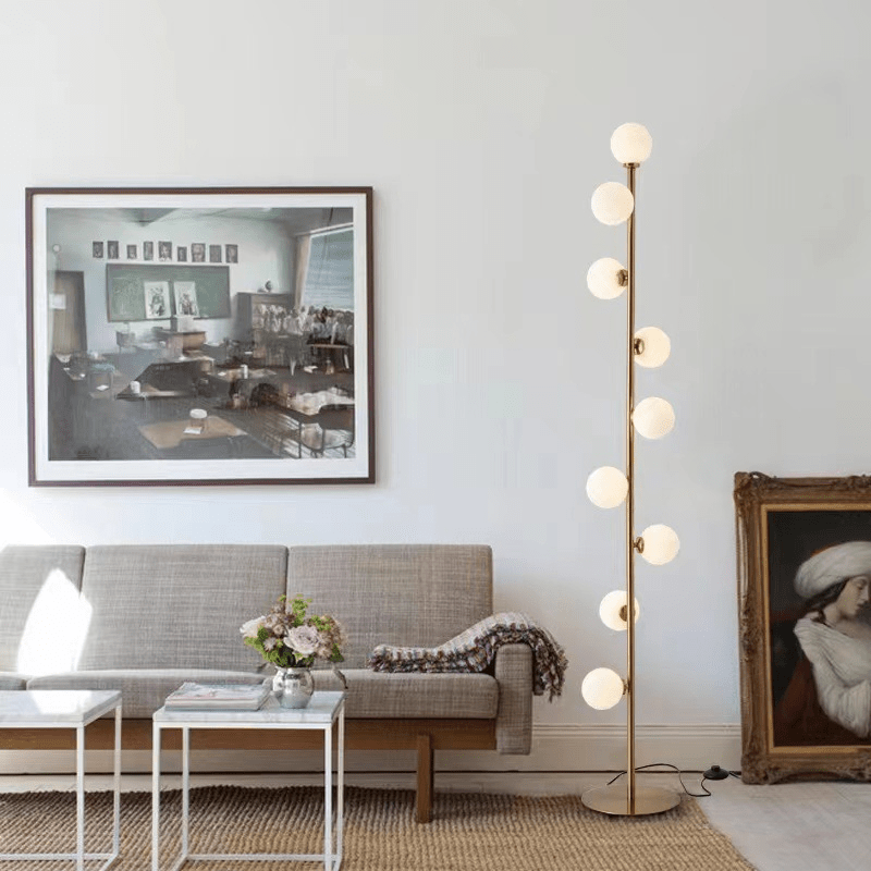Noorse glazen vloerlamp - Stralend thuis Amsterdam