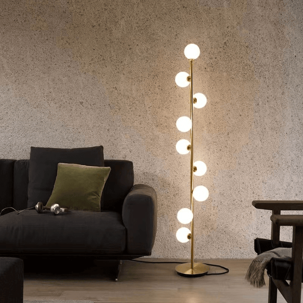 Noorse glazen vloerlamp - Stralend thuis Amsterdam
