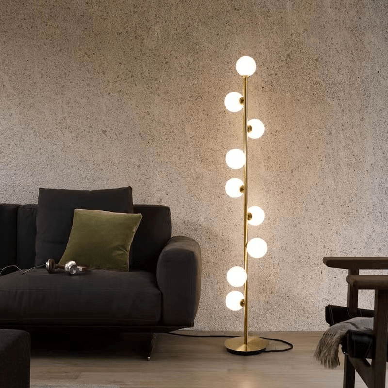 Noorse glazen vloerlamp - Stralend thuis Amsterdam