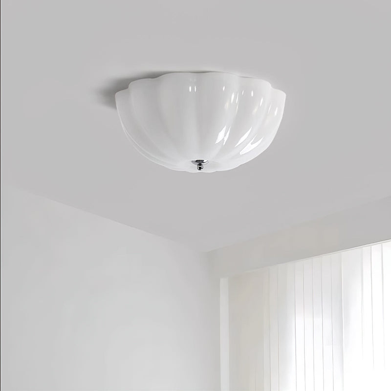 Opalen Schelp Plafondlamp - Stralend thuis Amsterdam