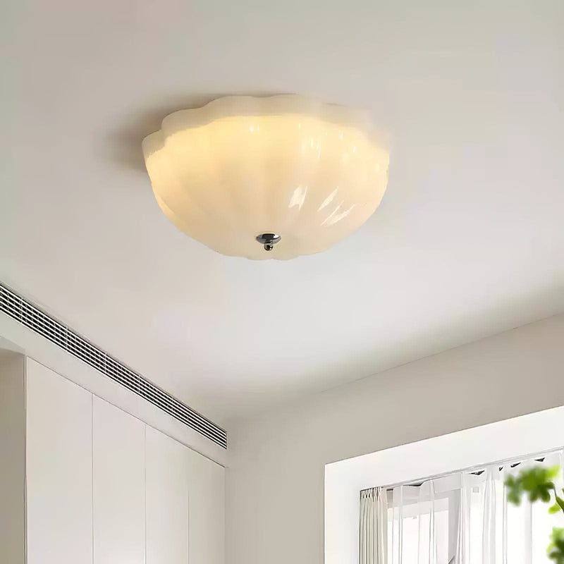 Opalen Schelp Plafondlamp - Stralend thuis Amsterdam