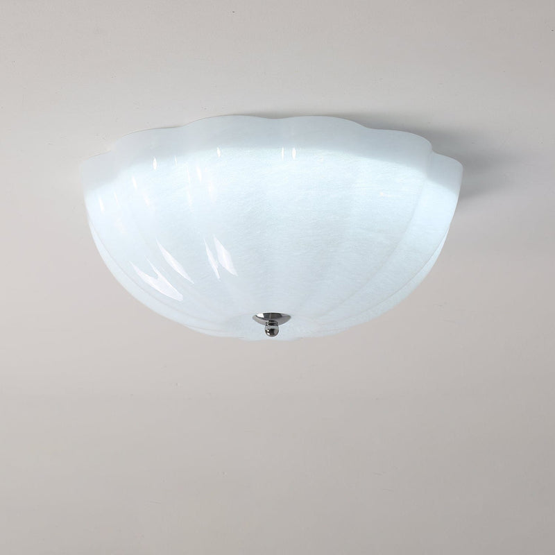Opalen Schelp Plafondlamp - Stralend thuis Amsterdam