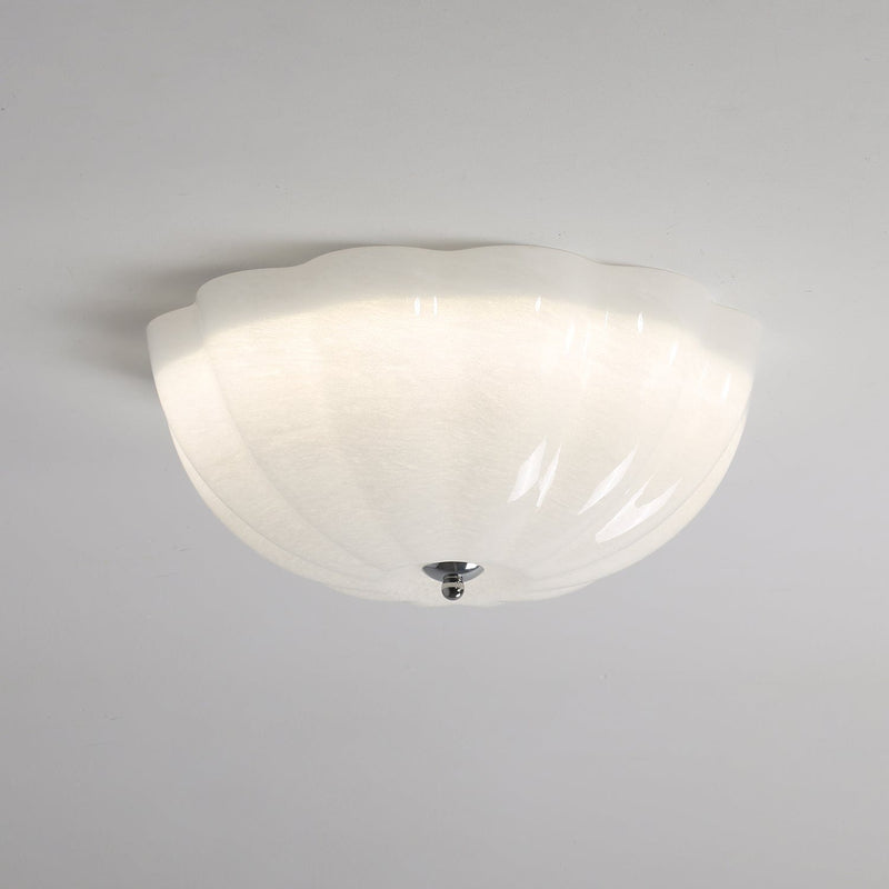 Opalen Schelp Plafondlamp - Stralend thuis Amsterdam