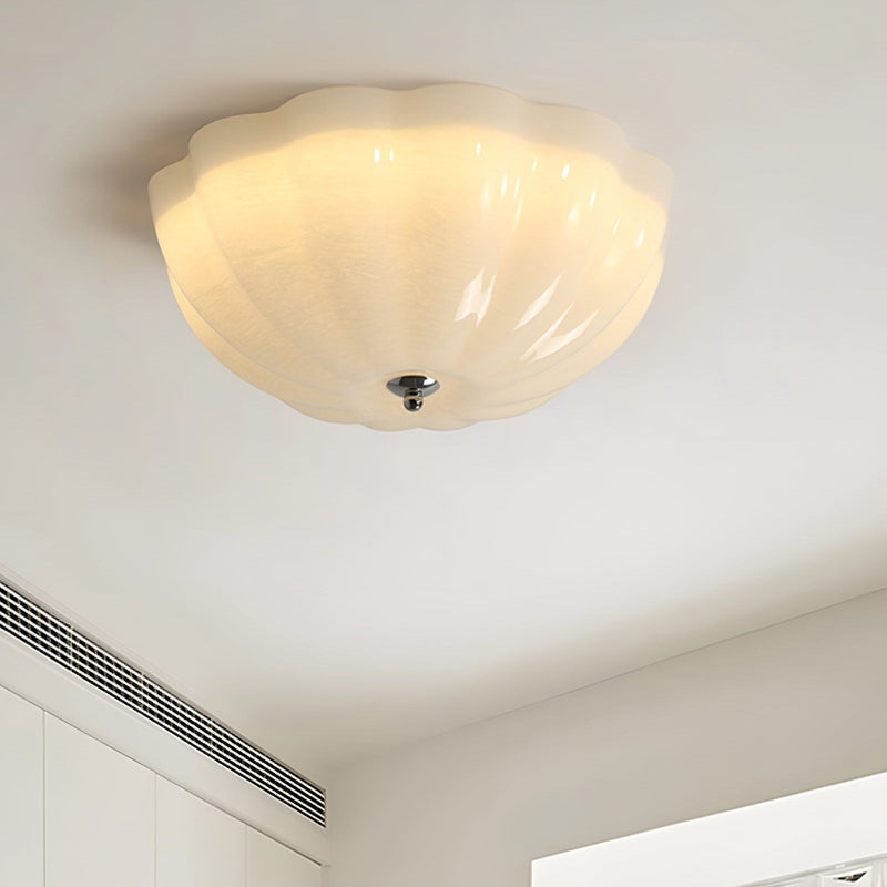 Opalen Schelp Plafondlamp - Stralend thuis Amsterdam