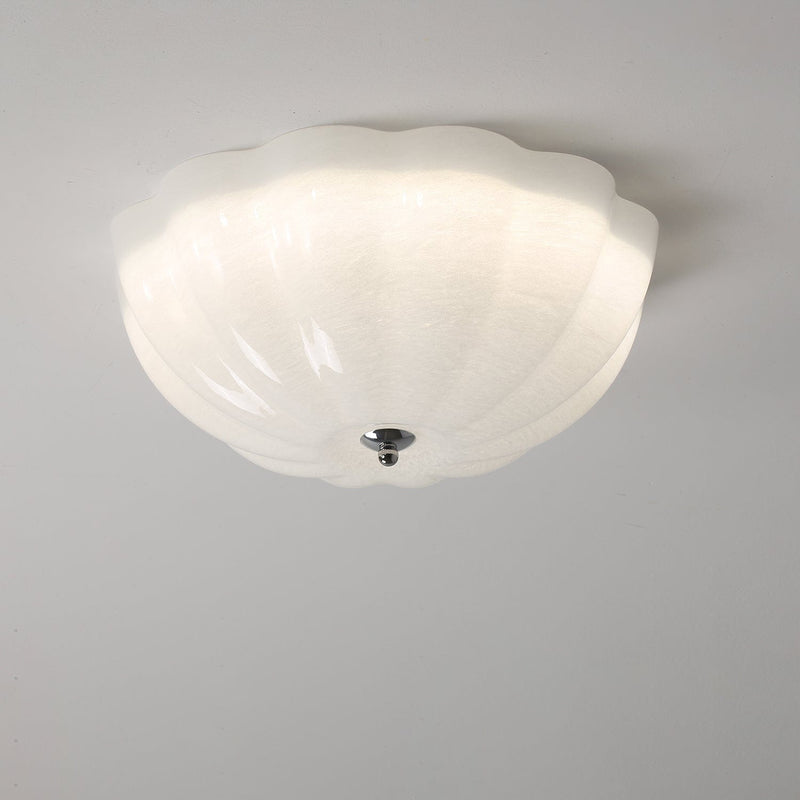 Opalen Schelp Plafondlamp - Stralend thuis Amsterdam