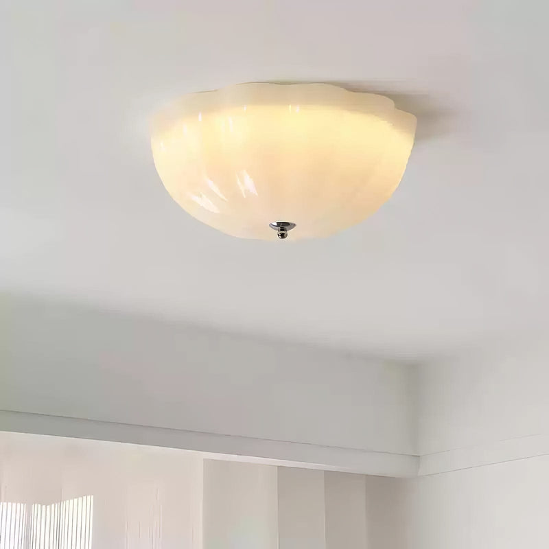 Opalen Schelp Plafondlamp - Stralend thuis Amsterdam