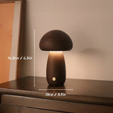 Oplaadbare Houten Paddestoelen Tafellamp - Stralend thuis Amsterdam