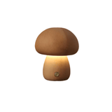 Oplaadbare Houten Paddestoelen Tafellamp - Stralend thuis Amsterdam