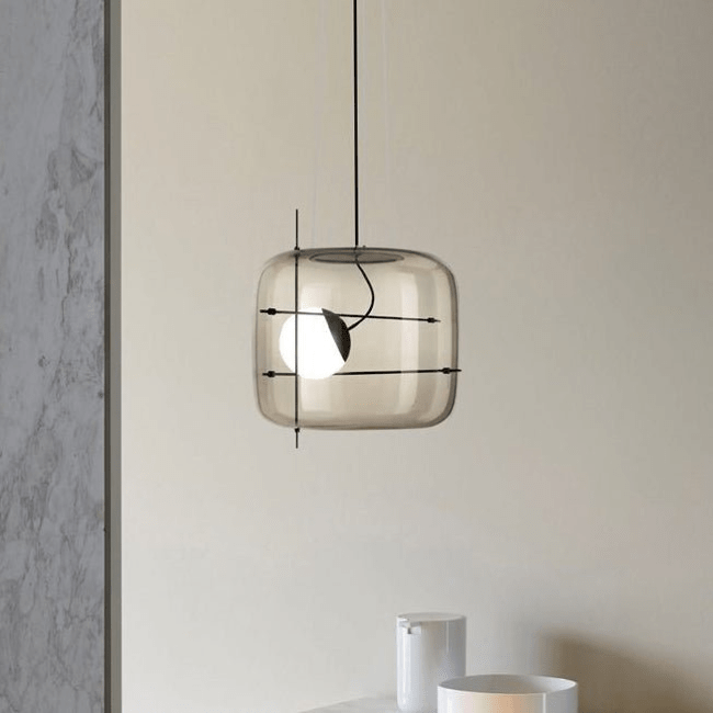 Plot glazen hanglamp - Stralend thuis Amsterdam