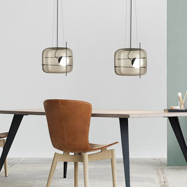 Plot glazen hanglamp - Stralend thuis Amsterdam