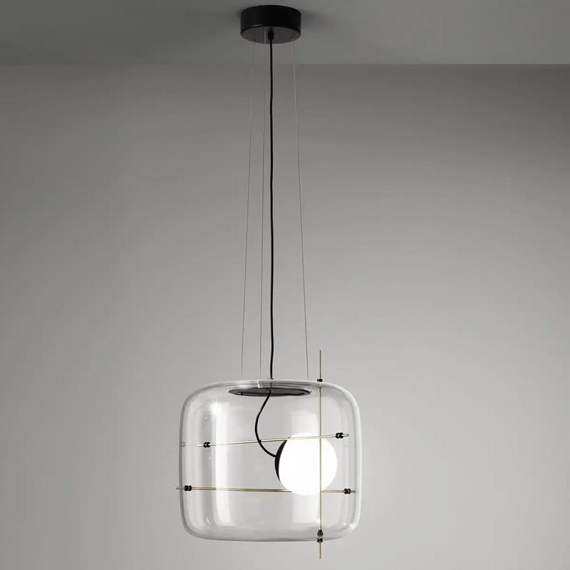 Plot glazen hanglamp - Stralend thuis Amsterdam