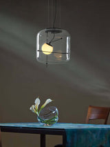Plot glazen hanglamp - Stralend thuis Amsterdam