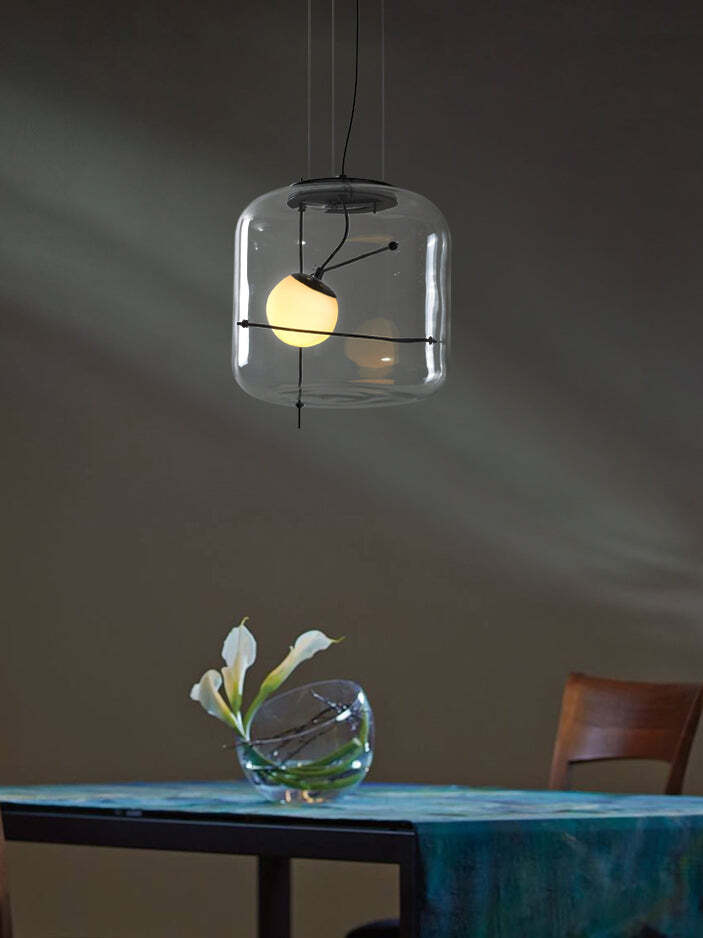 Plot glazen hanglamp - Stralend thuis Amsterdam