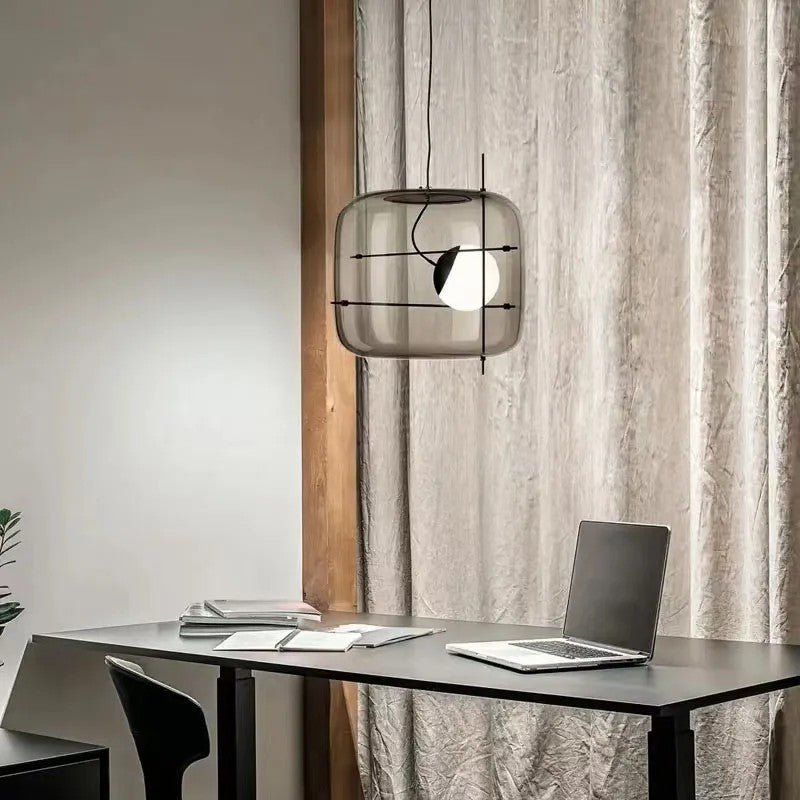 Plot glazen hanglamp - Stralend thuis Amsterdam