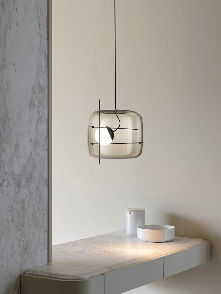 Plot glazen hanglamp - Stralend thuis Amsterdam