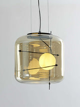 Plot glazen hanglamp - Stralend thuis Amsterdam