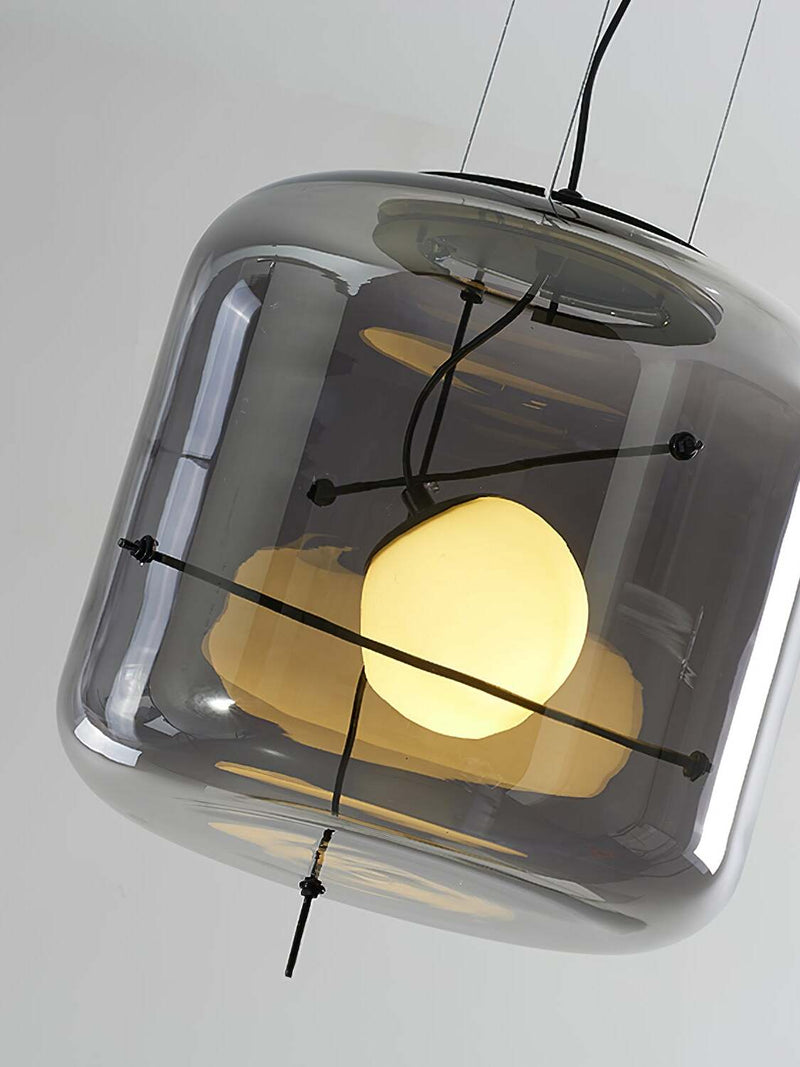 Plot glazen hanglamp - Stralend thuis Amsterdam