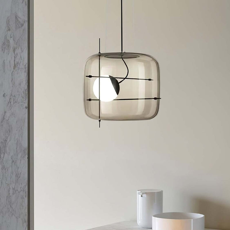 Plot glazen hanglamp - Stralend thuis Amsterdam