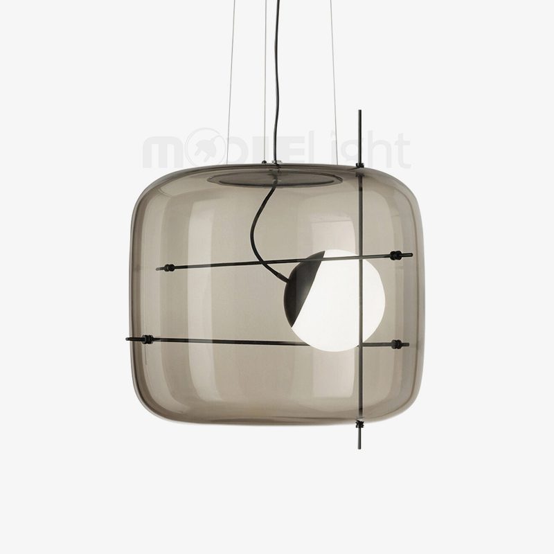 Plot glazen hanglamp - Stralend thuis Amsterdam