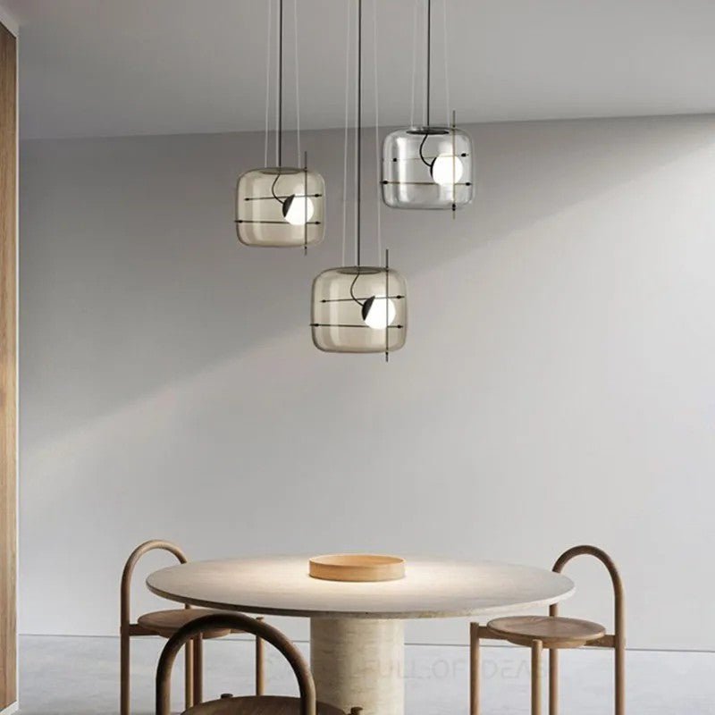 Plot glazen hanglamp - Stralend thuis Amsterdam