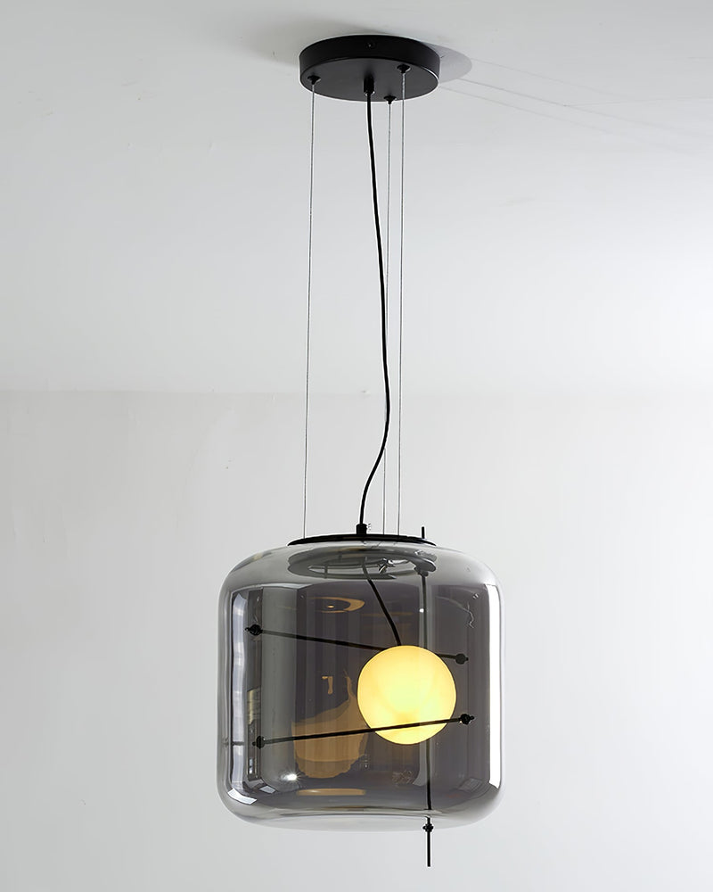 Plot glazen hanglamp - Stralend thuis Amsterdam
