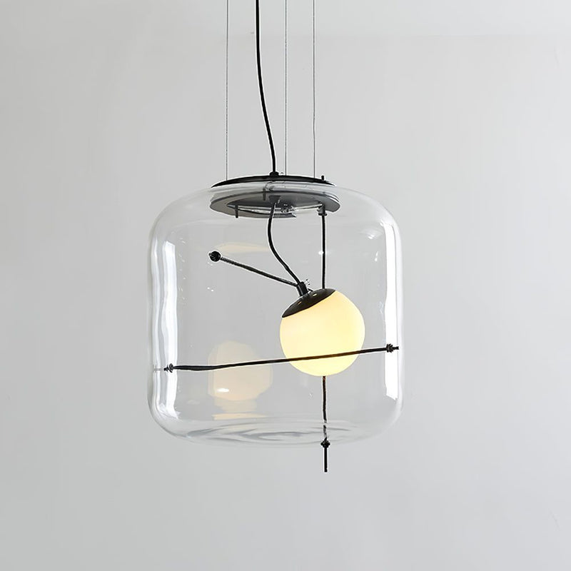 Plot glazen hanglamp - Stralend thuis Amsterdam