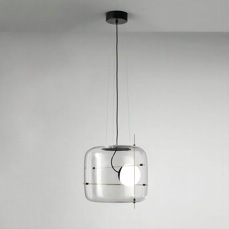 Plot glazen hanglamp - Stralend thuis Amsterdam