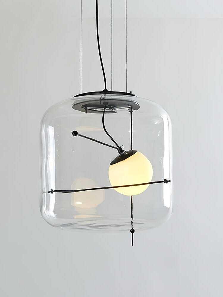 Plot glazen hanglamp - Stralend thuis Amsterdam