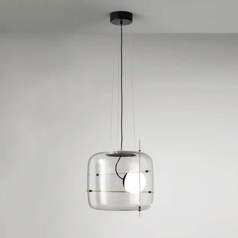 Plot glazen hanglamp - Stralend thuis Amsterdam