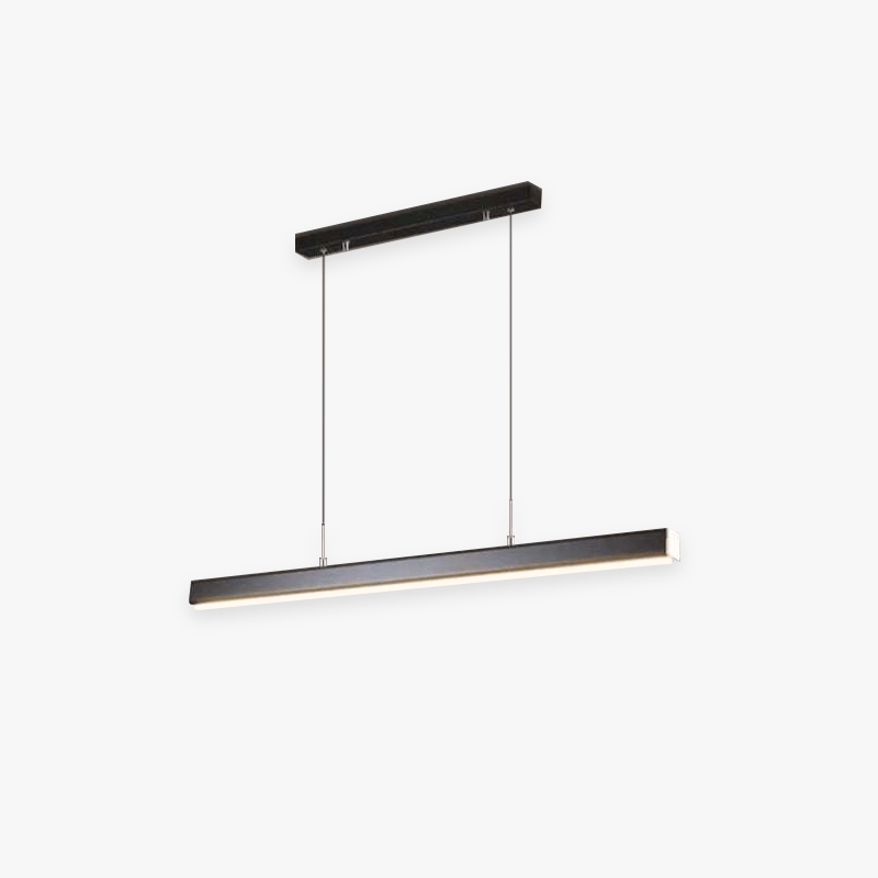 Rand industriële LED hanglamp - Stralend thuis Amsterdam