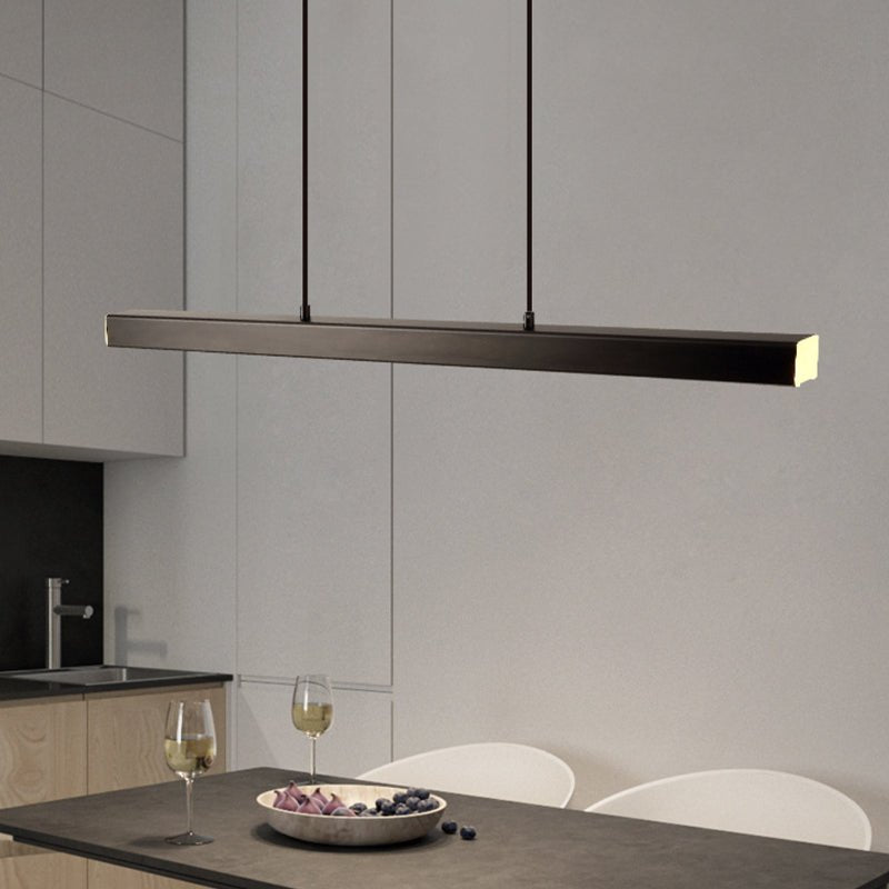 Rand industriële LED hanglamp - Stralend thuis Amsterdam