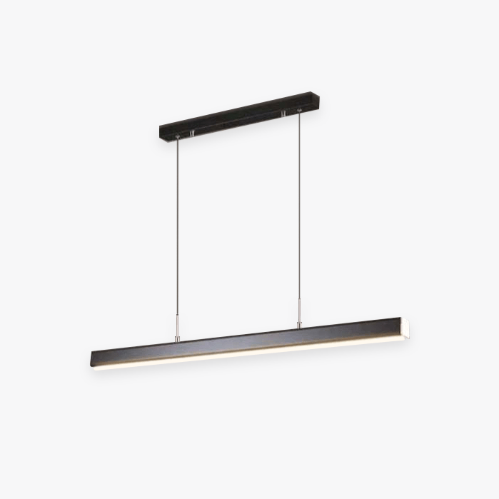 Rand industriële LED hanglamp - Stralend thuis Amsterdam