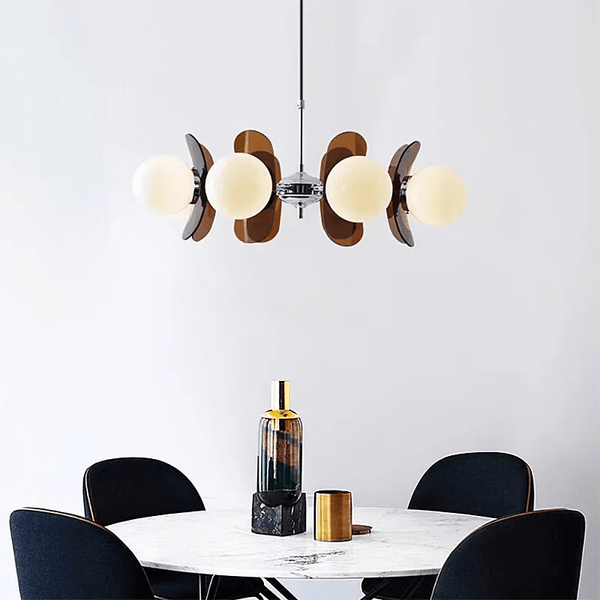 Retro Bauhaus kroonluchter - Stralend thuis Amsterdam