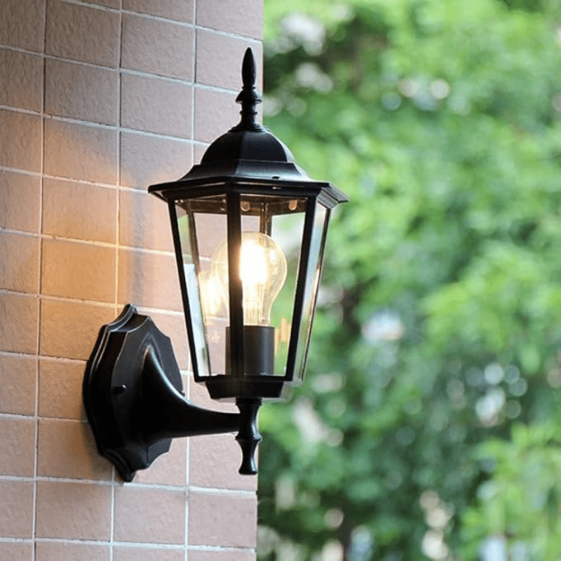 Retro Glazen Buiten Tuin Wandlamp - Stralend thuis Amsterdam