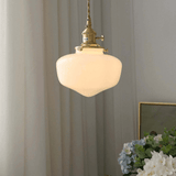 Retro messing lantaarnglas hanglamp - Stralend thuis Amsterdam