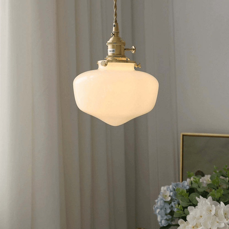 Retro messing lantaarnglas hanglamp - Stralend thuis Amsterdam