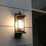 Retro Rechthoekige Buiten Wandlamp - Stralend thuis Amsterdam
