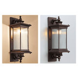 Retro Rechthoekige Buiten Wandlamp - Stralend thuis Amsterdam