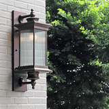 Retro Rechthoekige Buiten Wandlamp - Stralend thuis Amsterdam
