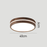 Ronde Houten Plafondlamp - Stralend thuis Amsterdam