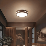 Ronde Houten Plafondlamp - Stralend thuis Amsterdam