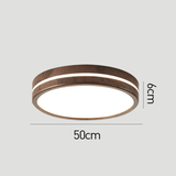 Ronde Houten Plafondlamp - Stralend thuis Amsterdam