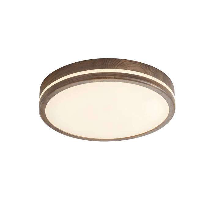 Ronde Houten Plafondlamp - Stralend thuis Amsterdam